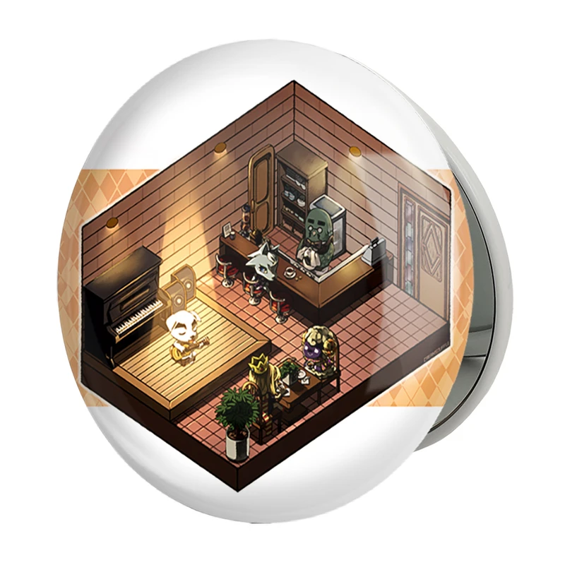 آینه جیبی خندالو طرح بازی انیمال کراسینگ (Animal Crossing) مدل تاشو کد 32688