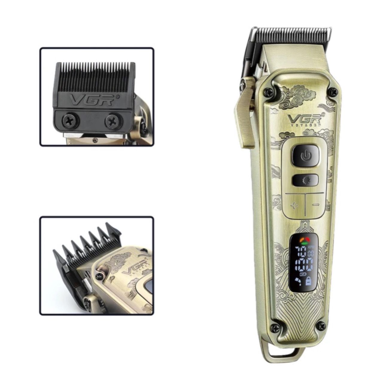 ماشین اصلاح موی سر و صورت وی جی ار مدل V-642 -  - 5