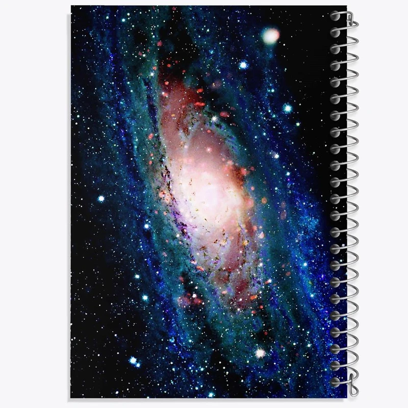 دفتر شطرنجی 50 برگ خندالو طرح کهکشان و سیاره ها کد 25370