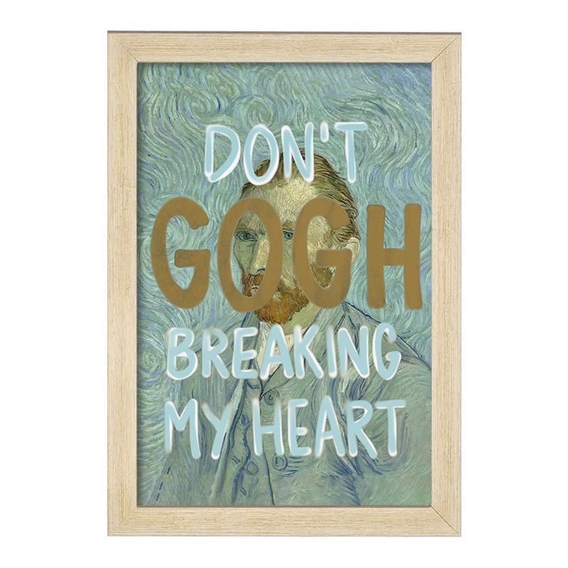 تابلو خندالو مدل ونسان ونگوگ کد F163