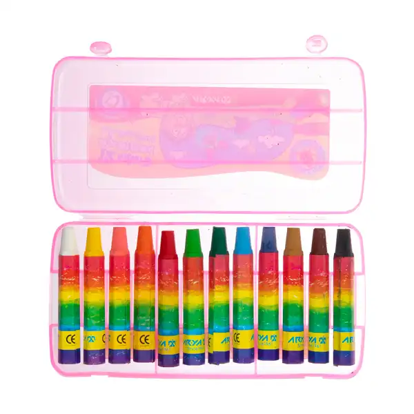 پاستل روغنی 12 رنگ آریا کد 2010