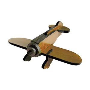 پازل چوبی سه بعدی طرح هواپیمای جنگی مدل PERSHANG کد 005