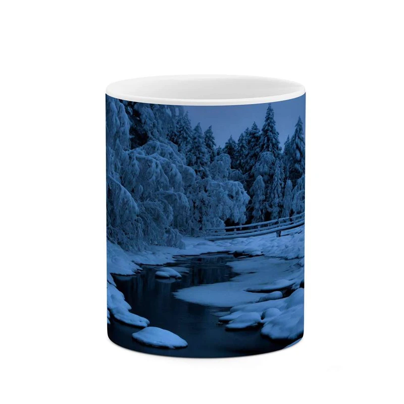 ماگ کاکتی مدل منظره برفی کد mgh14865