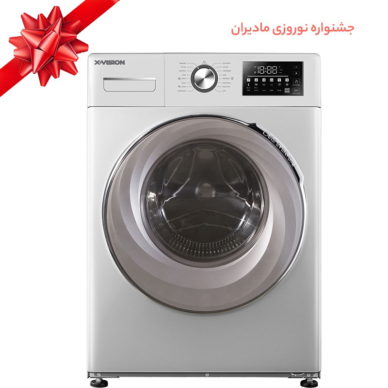 ماشین لباسشویی ایکس ویژن مدل WE82-AWI/ASI ظرفیت 8 کیلوگرم