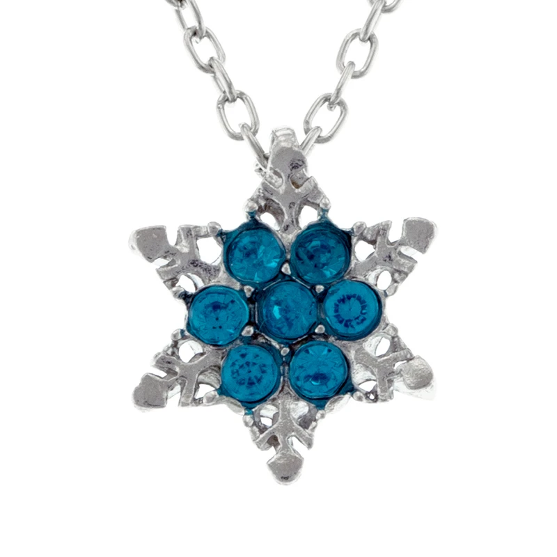 گردنبند زنانه برانت طرح دانه برف زمستانی