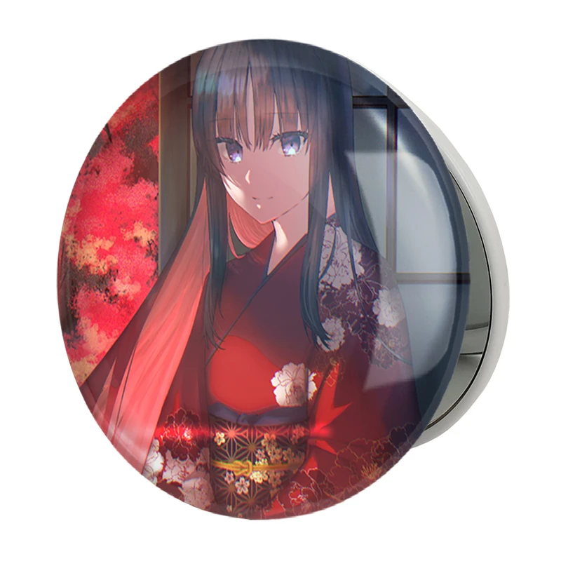 آینه جیبی خندالو طرح بازی تسوکی هیمه‌ (Tsukihime) مدل تاشو کد 34547