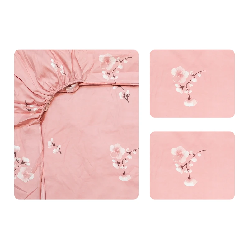 سرویس ملحفه آدنو مدل تامیلا کد IR148 دونفره 3 تکه