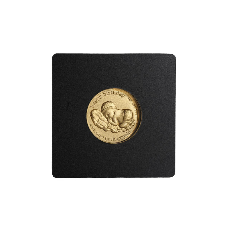 شمش طلا 24 عیار سین سان مدل تولد SN2563