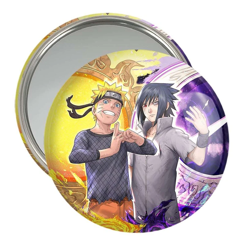 آینه جیبی خندالو طرح اوزوماکی و ساسکه انیمه ناروتو کد 4914