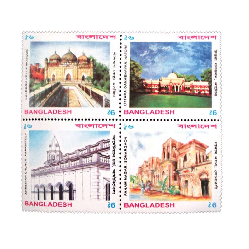 تمبر یادگاری مدل بنگلادش کد DS2807 مجموعه 4 عددی