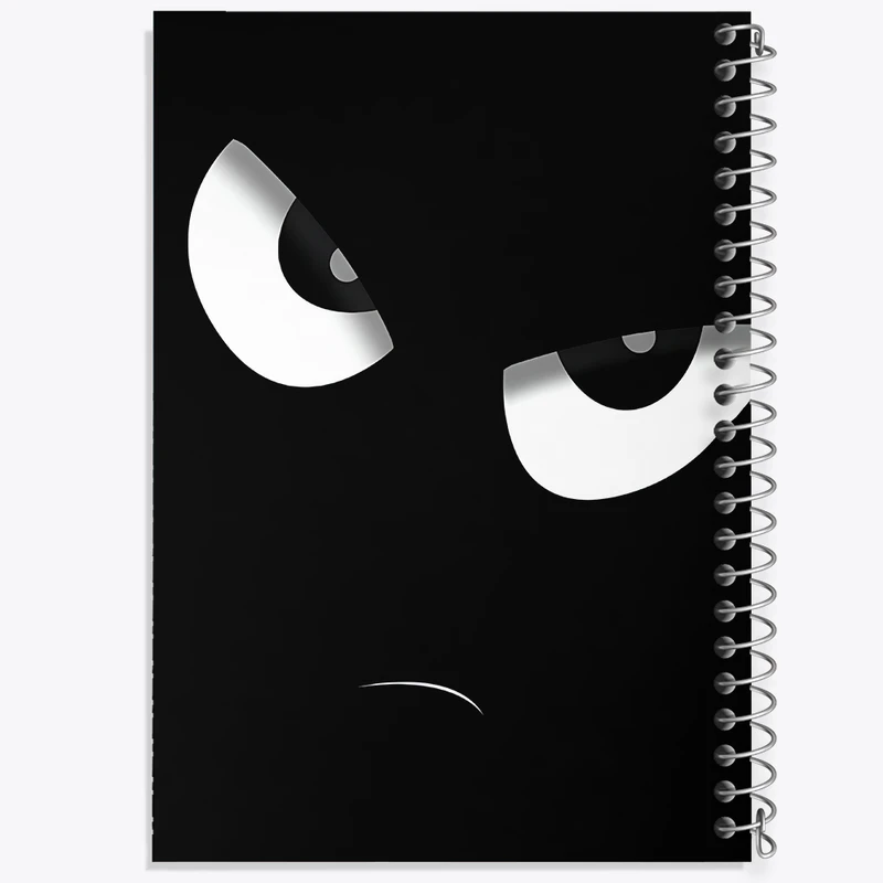 دفتر مشق 100 برگ خندالو طرح ایموجی عصبانی کد N5283