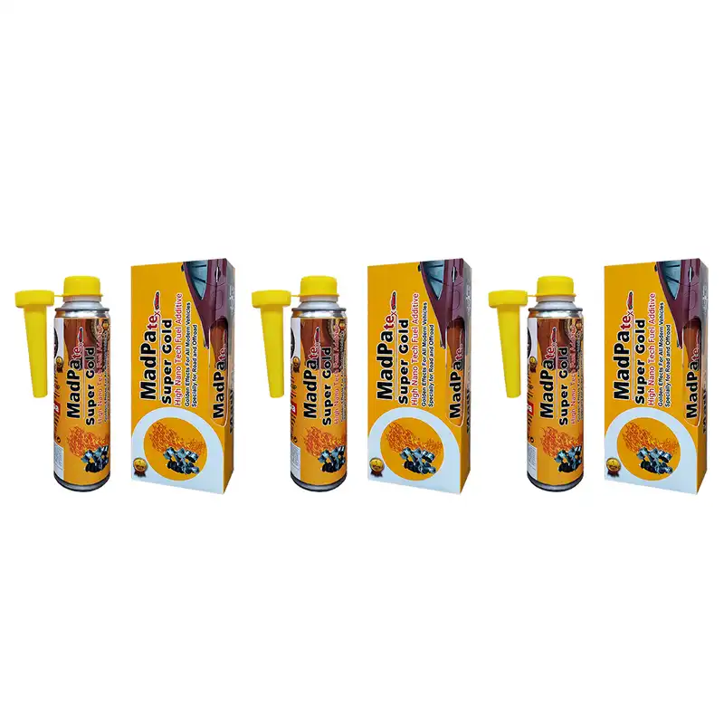 مکمل سوخت گروه مدپا مدل سوپر گلد پرو حجم 280 میلی لیتر بسته 3 عددی