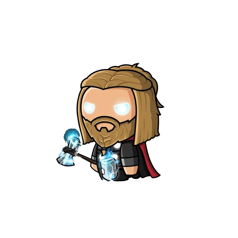 استیکر لپ تاپ و موبایل مدل سریال طرح تور اونجرز Thor Avengers کد 3156