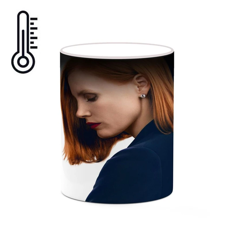 ماگ حرارتی کاکتی طرح Jessica Chastain مدل mgh26412