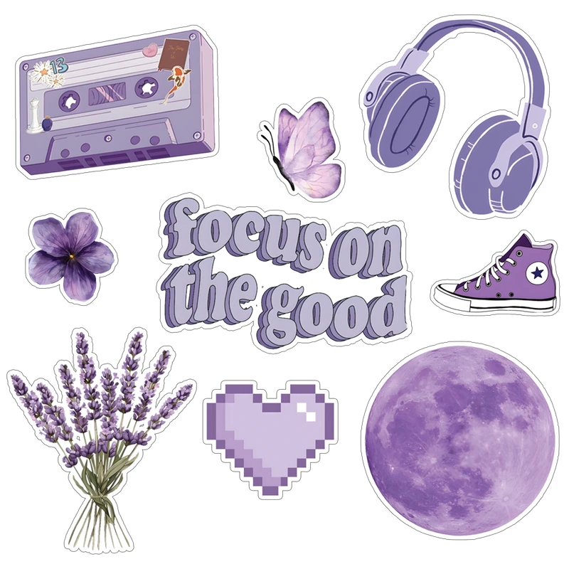 استیکر لپ تاپ طرح رویا مجموعه 8 عددی