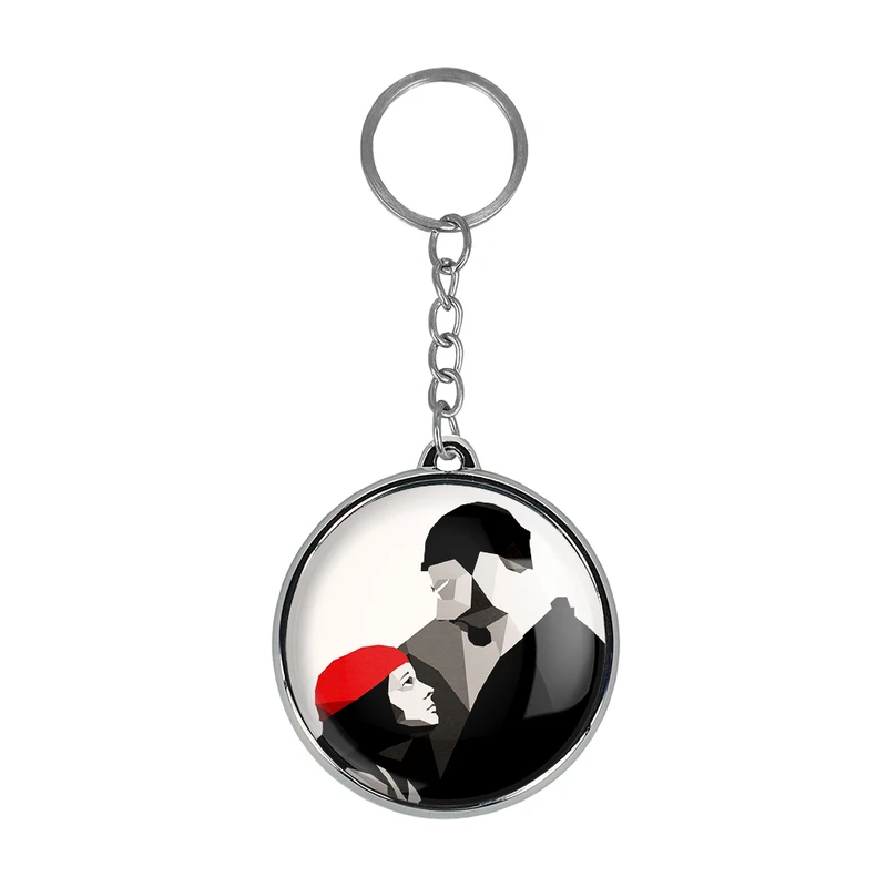 جاکلیدی خندالو طرح لئون و ماتیلدا مدل دوطرفه کد 31553156