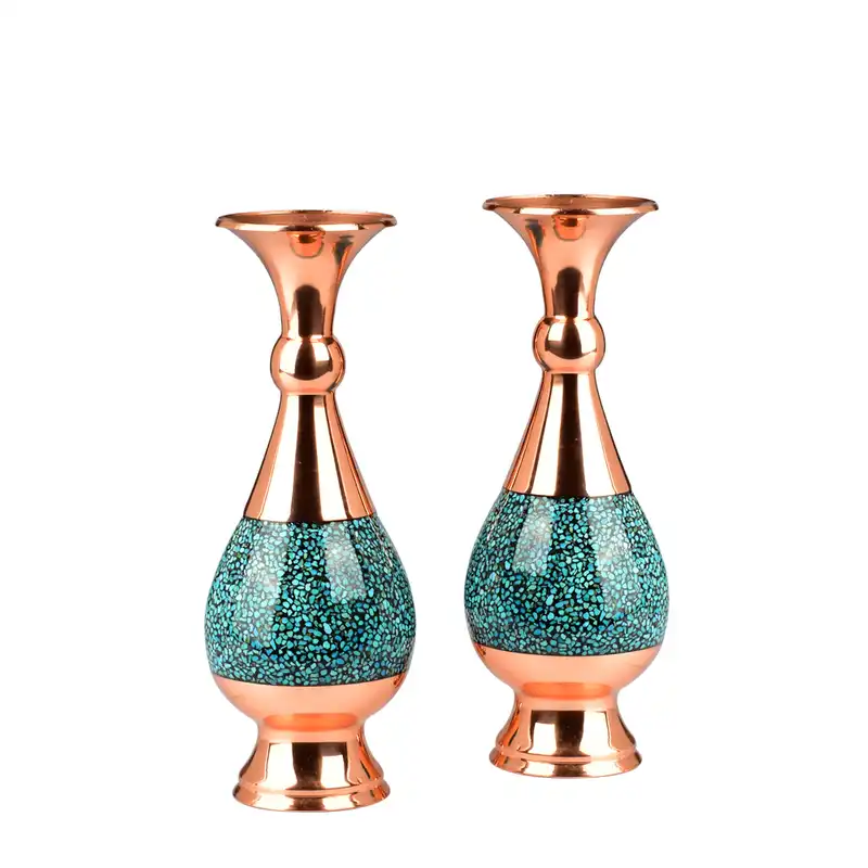 گلدان فیروزه کوبی کد 211 بسته 2 عددی