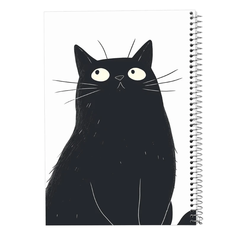 دفتر ژورنال نویسی 50 برگ مدوپد مدل نقطه ای طرح گربه کد DF14753