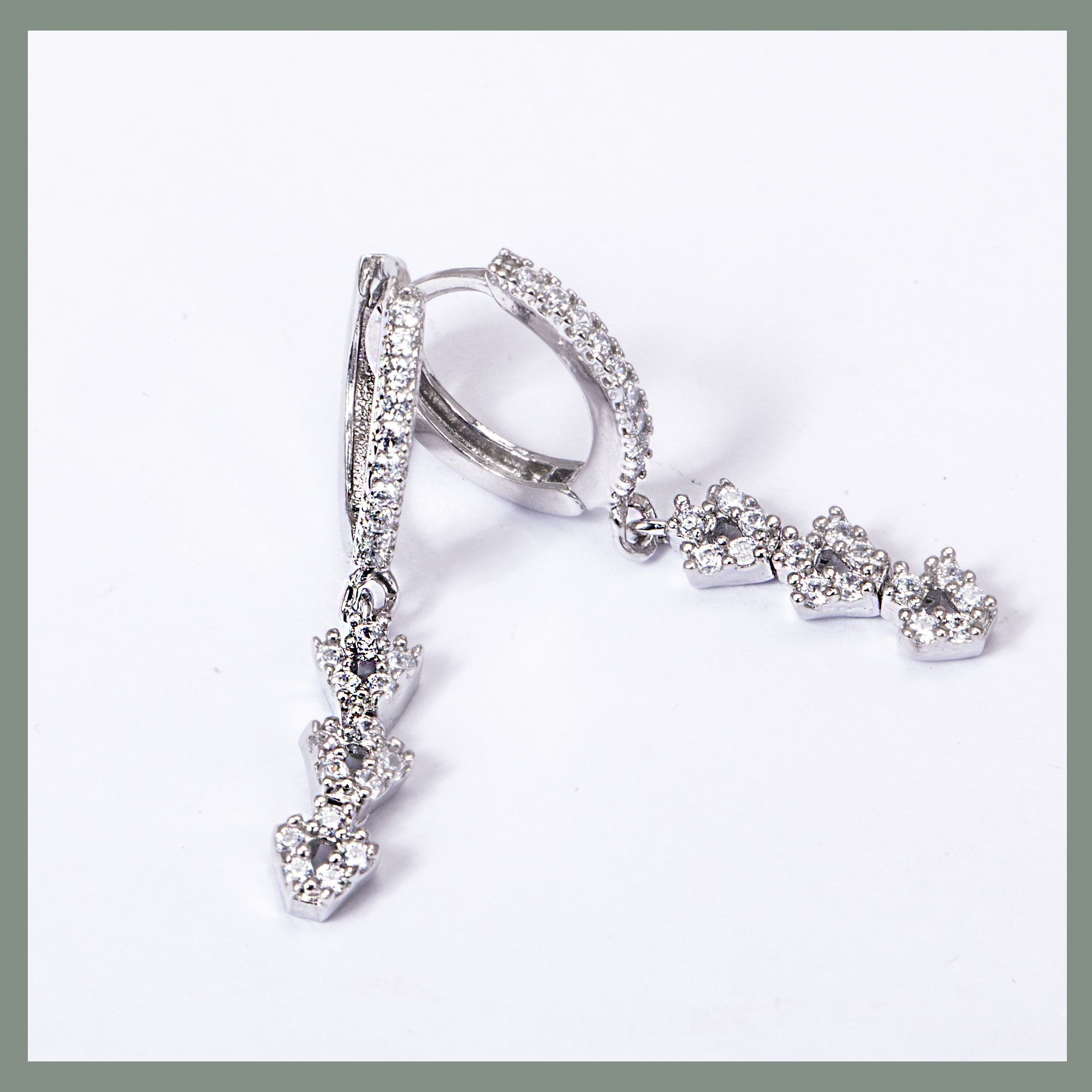 نیم ست نقره زنانه مدل GTA-682