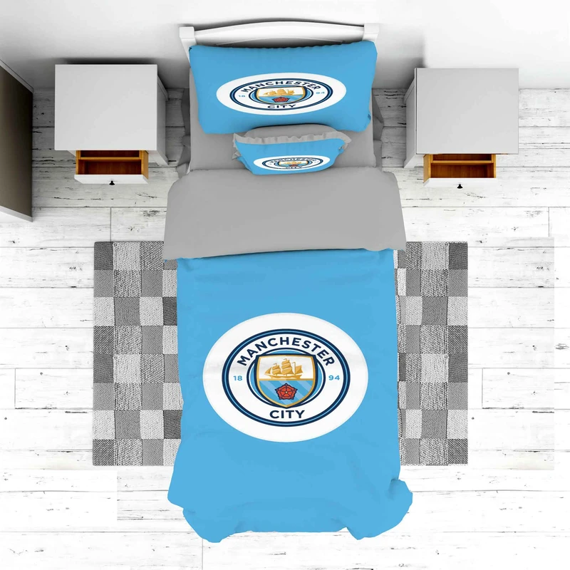 سرویس روتختی مدل منچستر سیتی TXY34 تک نفره 5 تکه