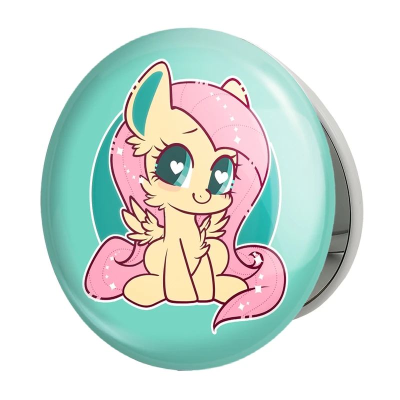 آینه جیبی خندالو طرح اسب پونی مدل تاشو کد 24832 