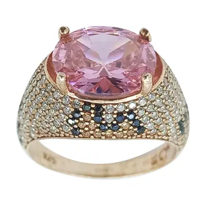 انگشتر نقره زنانه سلین کالا مدل رز کوارتز ce-As294