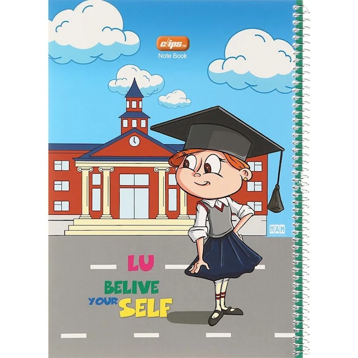 دفتر مشق 50 برگ کلیپس مدل 5030M12