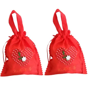 ساک هدیه مدل قلب گلسان مجموعه 2 عددی