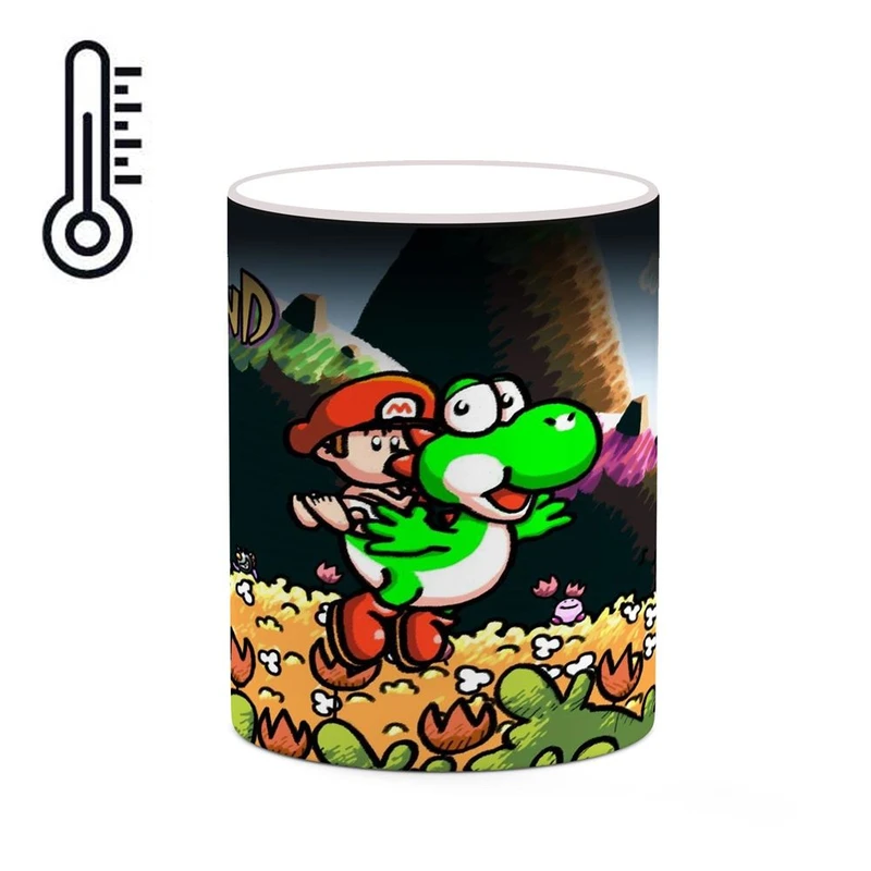 ماگ حرارتی کاکتی مدل بازی سوپر ماریو Super Mario World 2 کد mgh30636