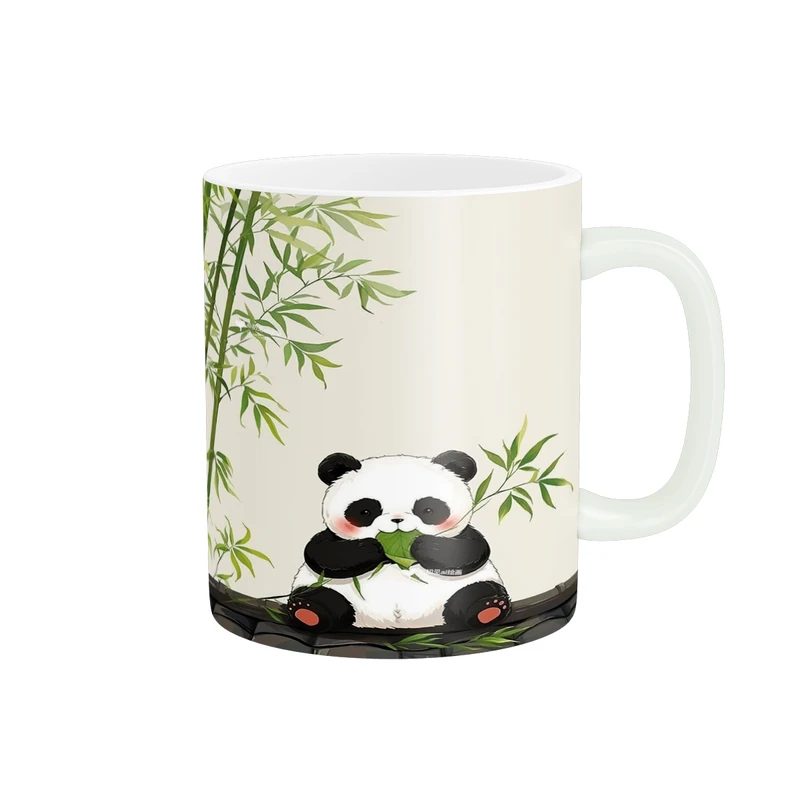 ماگ پادآفرین مدل فانتری طرح پاندا خسته و کیوت کد p9620