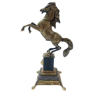مجسمه برنزی مدل اسب وحشی کد H-1321