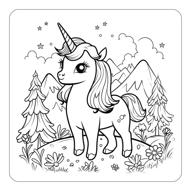 مگنت کاکتی طرح اسب تک شاخ و یونیکورن مدل mp30273