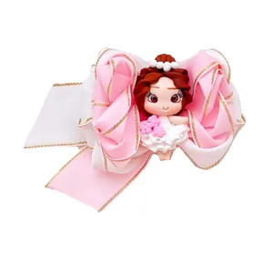 گیره مو دخترانه مدل پاپیون پیکسل دختر عروس