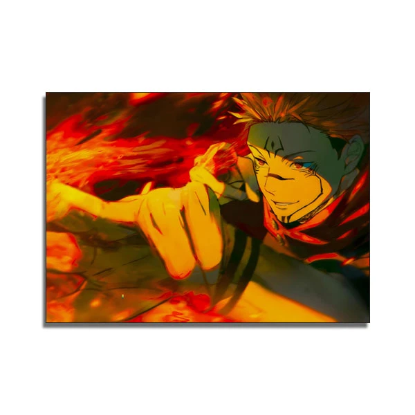 تابلو شاسی گوفی مدل سوکونا انیمه جوجوتسو کایسن طرح Sukuna Jujutsu Kaisen Anime کد FUGA66