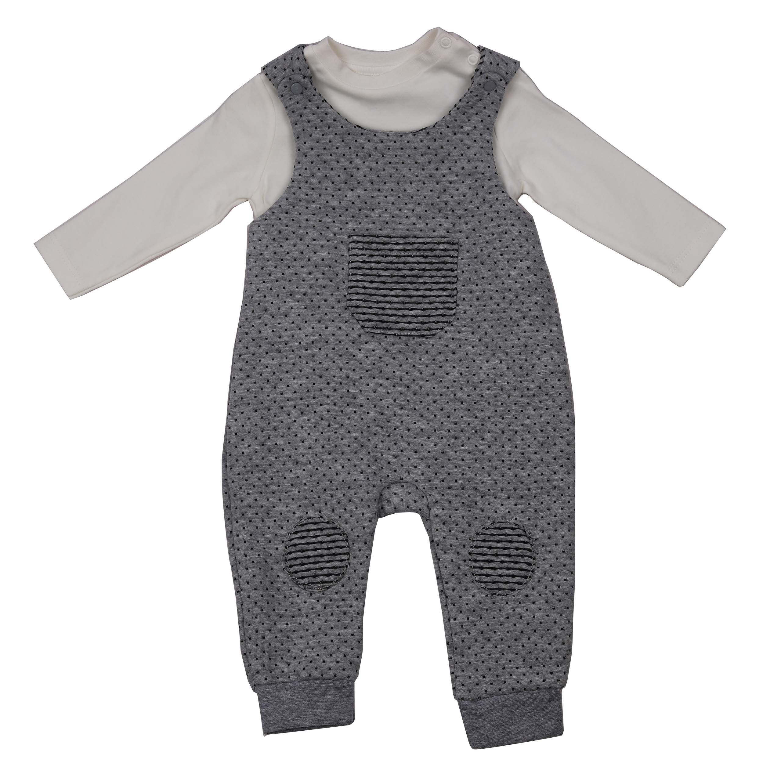 ست سرهمی و تیشرت نوزادی مدل اسلوپت