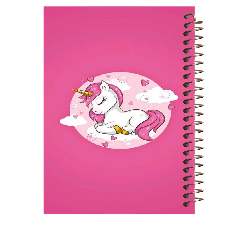 دفتر مشق 60 برگ طرح یونیکورن کد M118