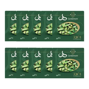  afrooz green cardamom - 10 gram pack of 10