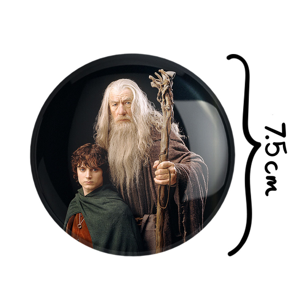 آینه جیبی خندالو طرح ارباب حلقه ها Lord of the Rings مدل تاشو کد 4563