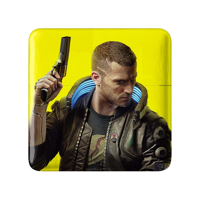 پیکسل خندالو طرح کاور رسمی بازی سایبر پانک  مدل مربعی کد 30560