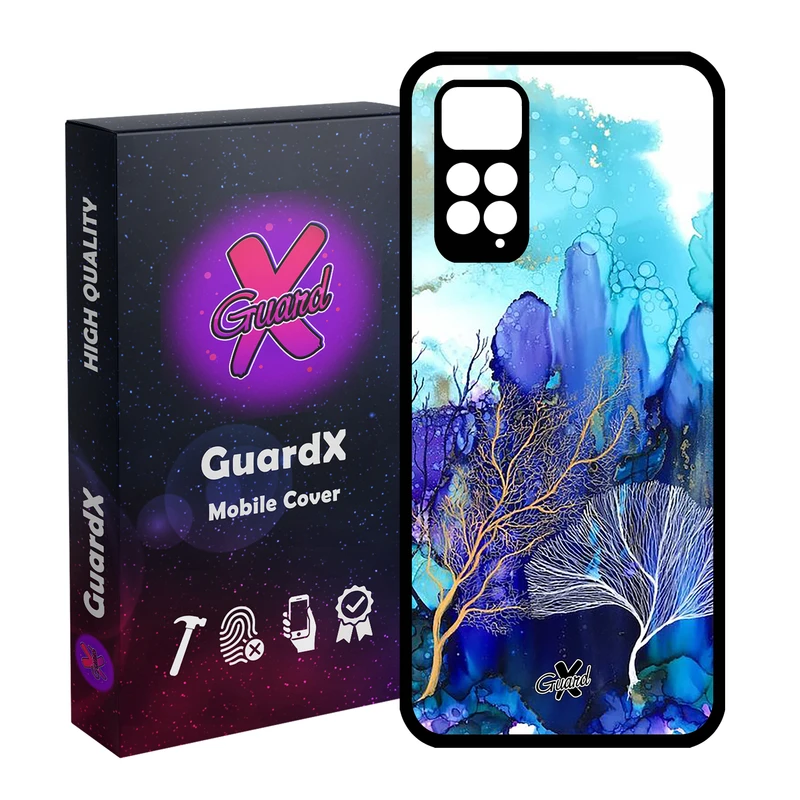 کاور گارد ایکس طرح آبرنگی مدل Glass10292 مناسب برای گوشی موبایل شیائومی Redmi Note 11S/ Note 11 4G