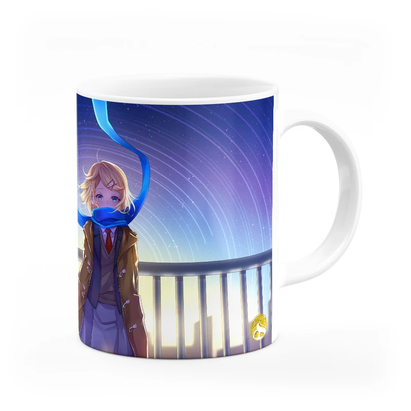 ماگ هومرو مدل MG1022 طرح دخترونه فانتزی