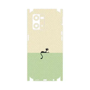 MAHOOT Minimal Internet Cat Icon-FullSkin Cover Sticker for Oppo Reno 8 4G