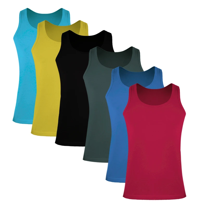 زیرپوش رکابی مردانه مدل N5429 بسته 6 عددی