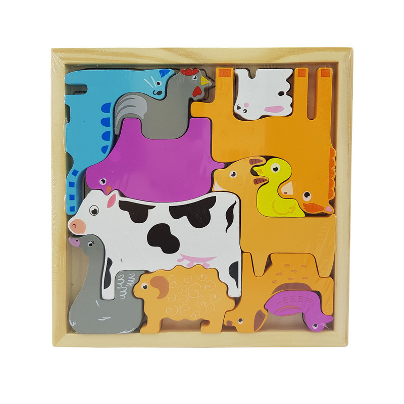 پازل آموزشی مدل حیوانات