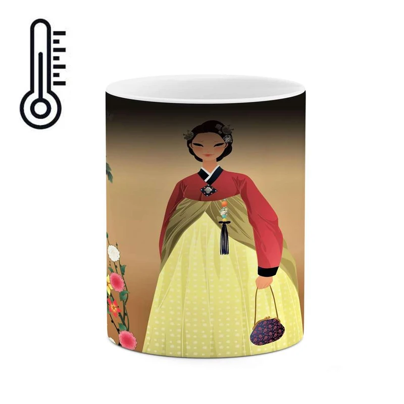 ماگ حرارتی کاکتی مدل نقاشی کد mgh13895