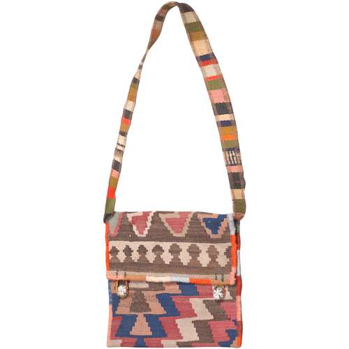 کیف رودوشی فرش هریس مدل گلیم کد 101401