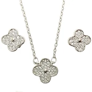 نیم ست نقره زنانه مدل گل