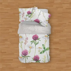 سرویس روتختی مدوپد طرح دشت گل مدل PAT00241 یک نفره 4 تکه