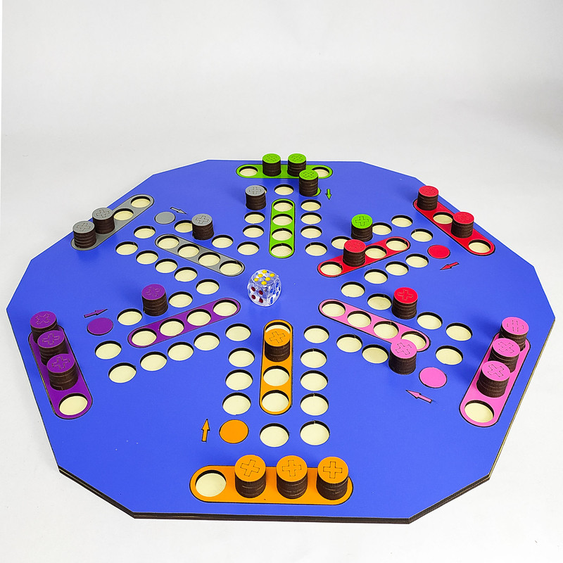 بازی فکری منچ مدل 6 نفره