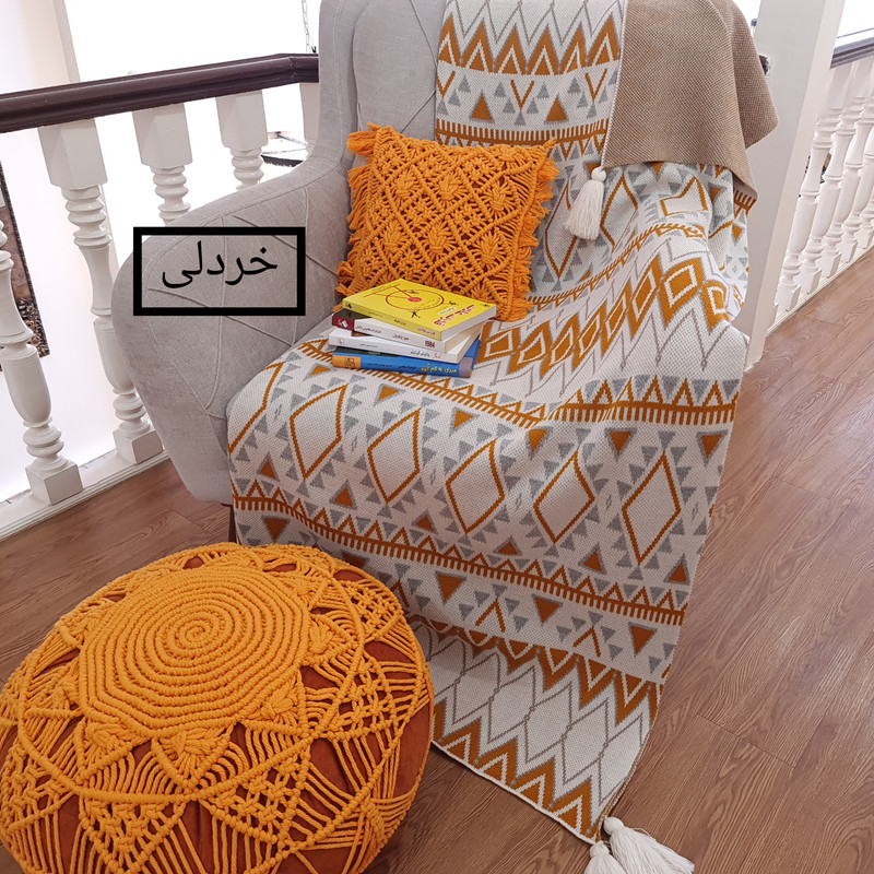 شال مبل مدل بوهو کد 1 سایز 170×140 سانتیمتر